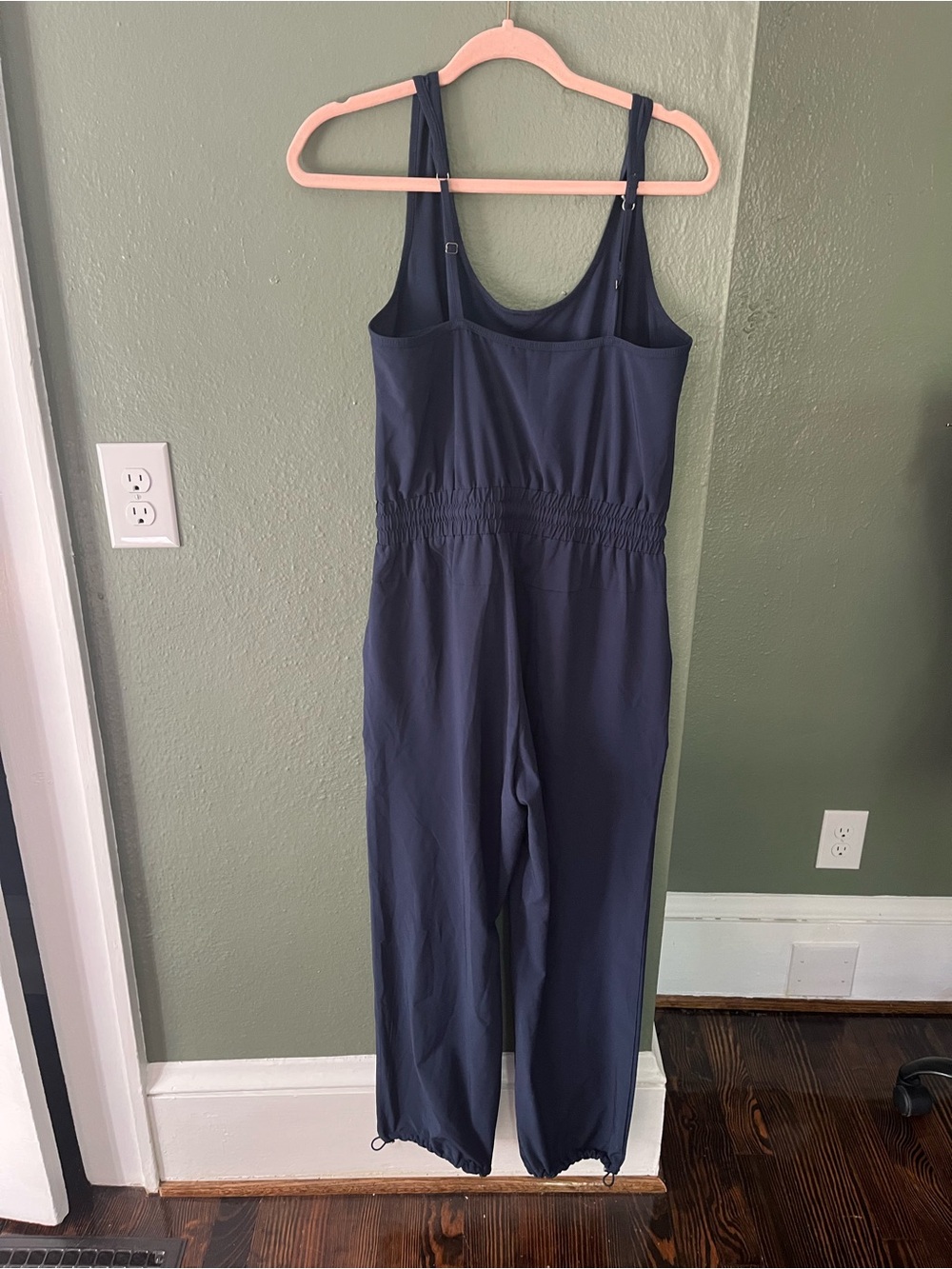 M Abercrombie Navy jumpsuit